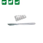SET BISTOURI MANCHE+10 LAMES Nº22